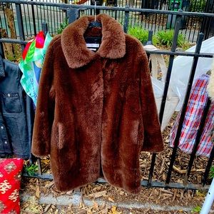 Mango teddy coat